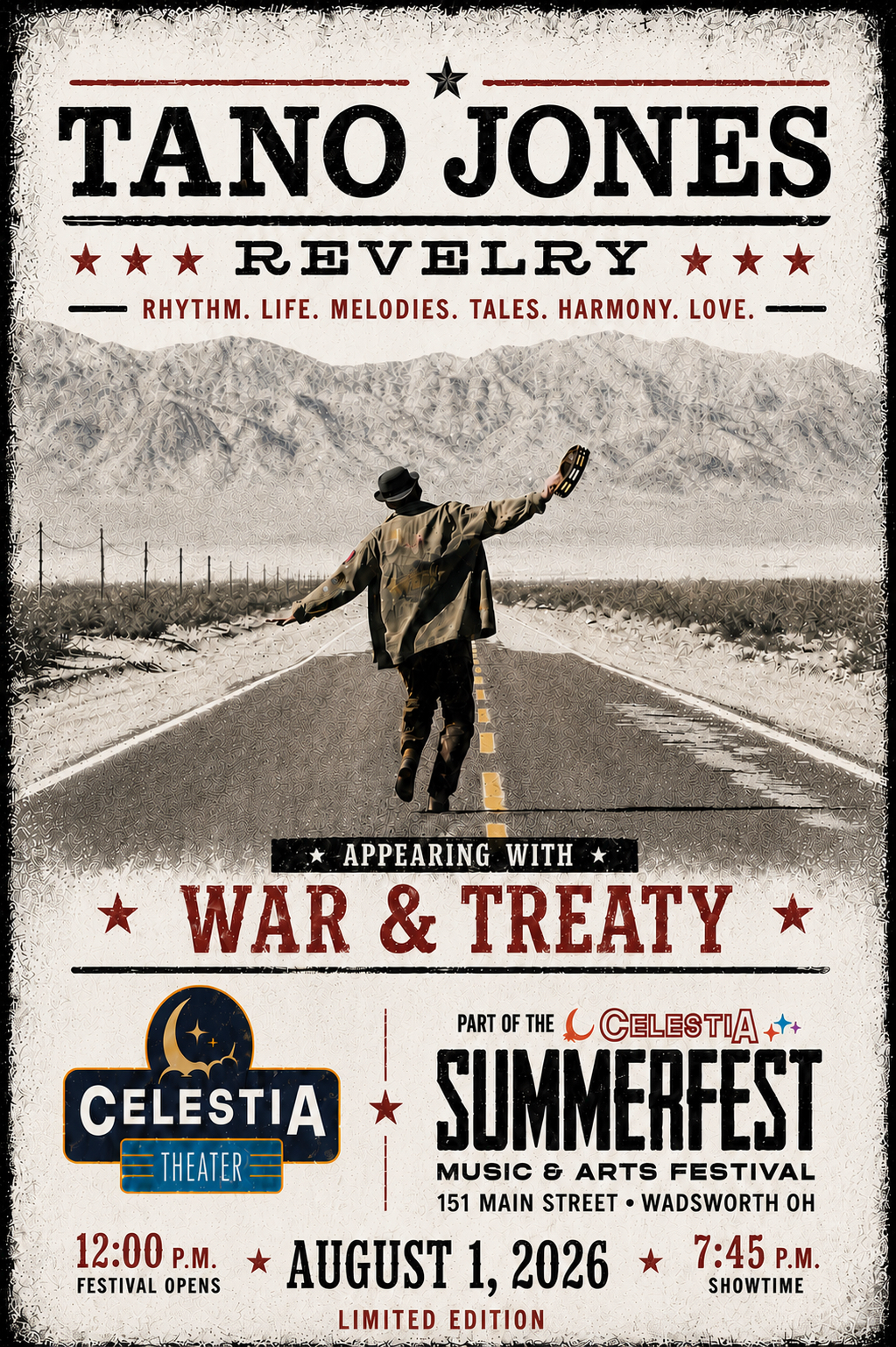 Celestia Summerfest Limited Edition Show Poster - Numbered and Autographed