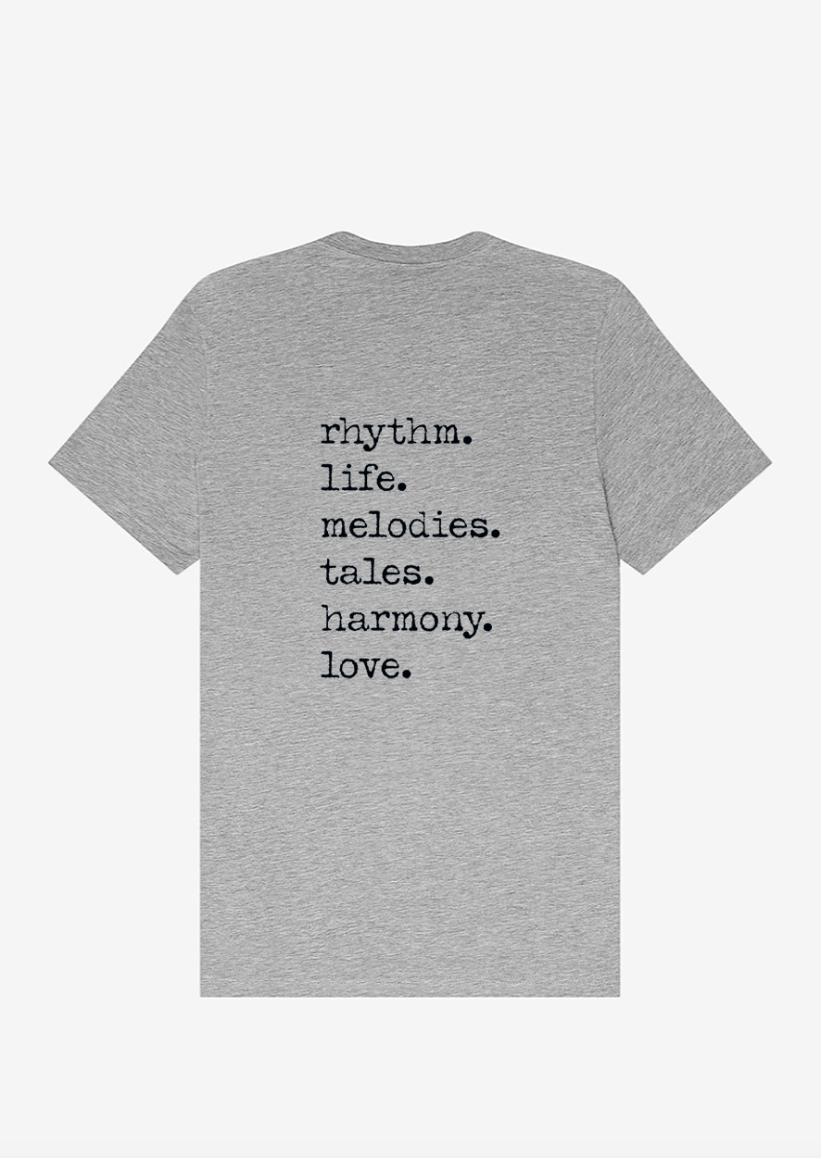 Rhythm Grey Unisex T-Shirt