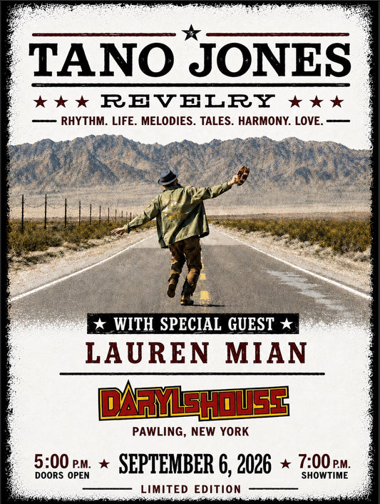 Daryl's House Limited Edition Show Poster - Numbered and Autographed