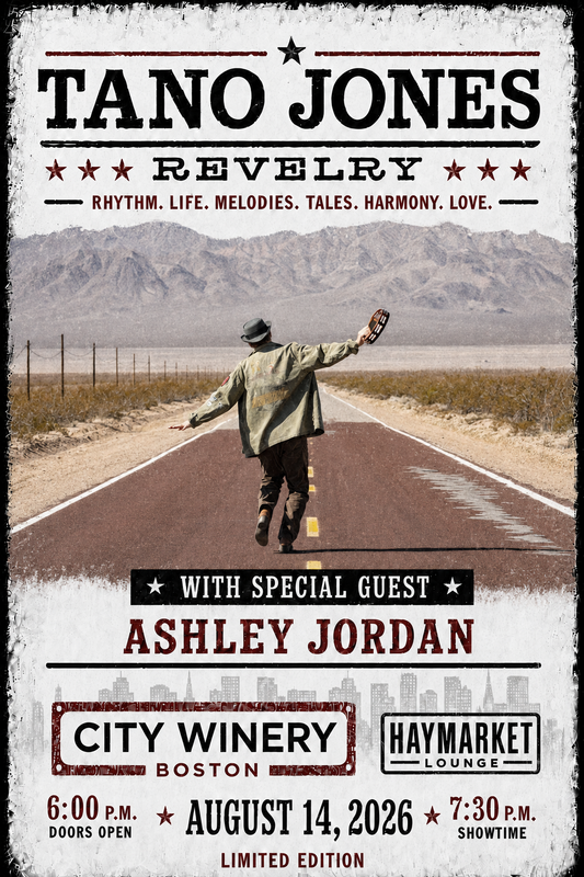 City Winery Boston Limited Edition Show Poster - Numbered and Autographed